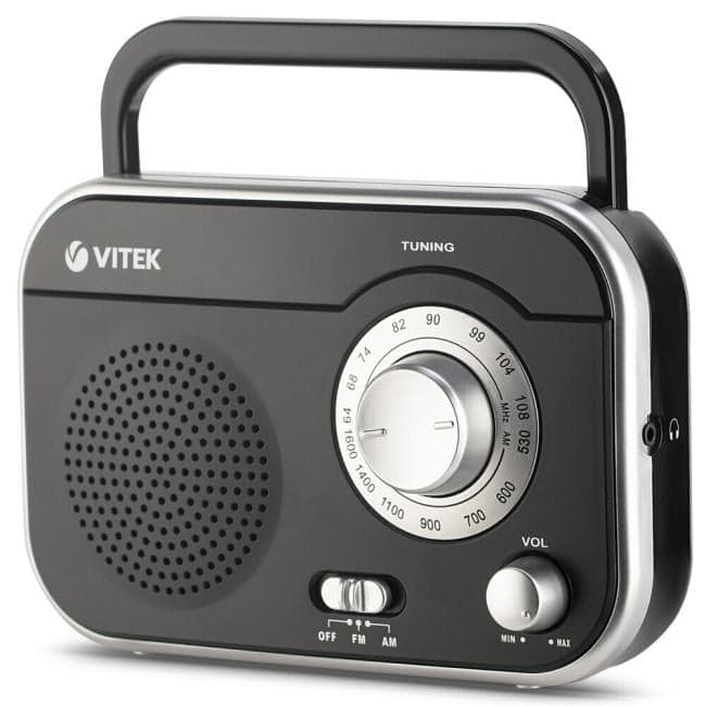 Радиоприемник настольный Vitek VT-3593 черный