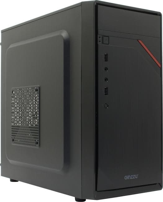 Minitower Ginzzu D180 MicroATX без БП