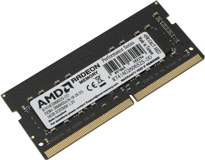 AMD <R7416G2606S2S-U(O)> DDR4 SODIMM 16Gb <PC4-21300> CL16 (forNoteBook)