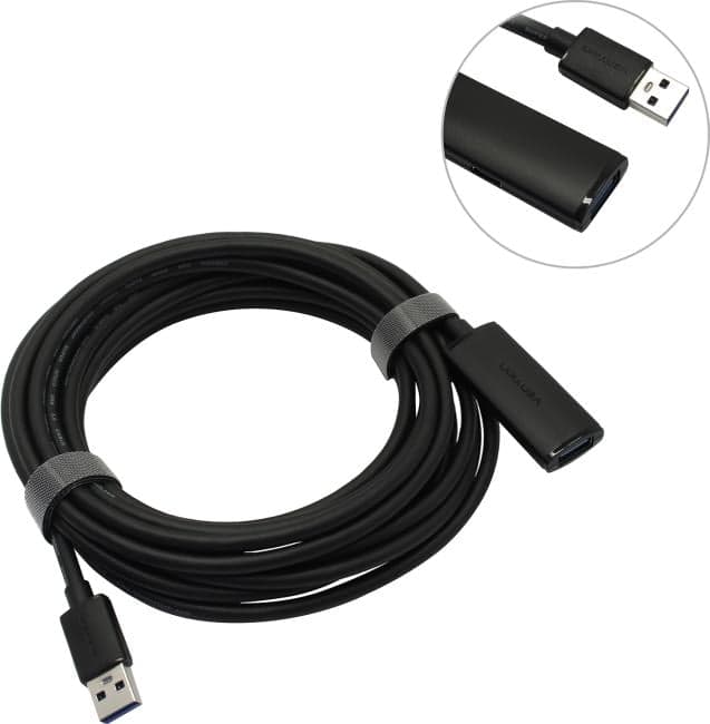 Vention <CBMBJ> Кабель удлинительный активный USB 3.0 A-->A 5м