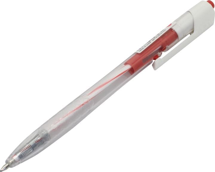 Deli <EQ24-RD Red> Шариковая ручка, красная (цена за 1шт, в уп-ке 12шт)