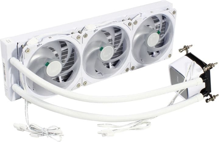MSI MAG CORELIQUID A13 360 WHITE (4пин, 1700/1851/AM5/AM4, 31.1дБ, 500-2000об/мин, вод. охл.)
