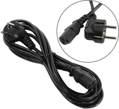 AOpen <ACE021-3м> Кабель компьютер - розетка 220V 3м Европейский стандарт, Г-образный