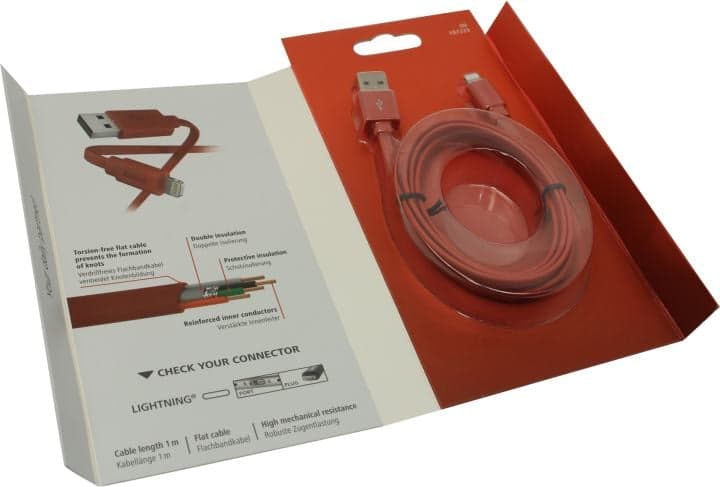Hama <187233> Кабель Lightning to USB 1м
