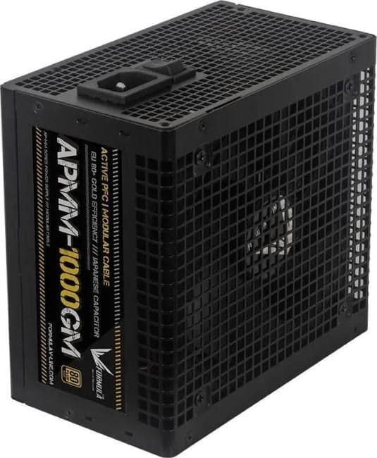 4711401661283 БП Formula APMM-1000GM, 1000W, Ret, ATX3.1/PCIe 5, 80+Gold, Cable Manag., Jap. Cap., 12cm FDB fan