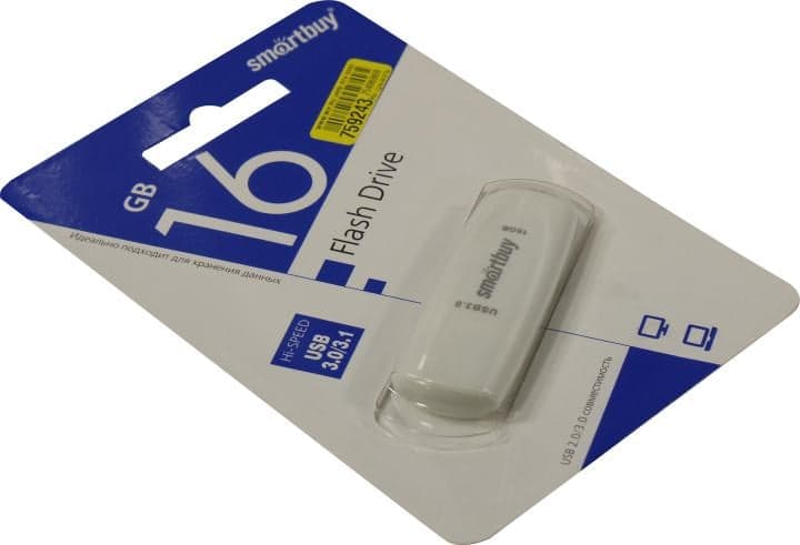 SmartBuy Scout <SB016GB3SCW> USB3.0 Flash Drive 16Gb (RTL)