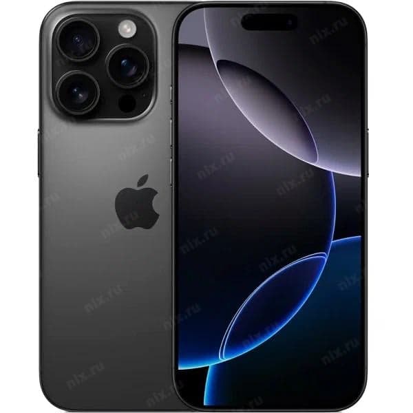 Смартфон APPLE iPhone 16 Pro 128Gb eSIM + SIM black titanium