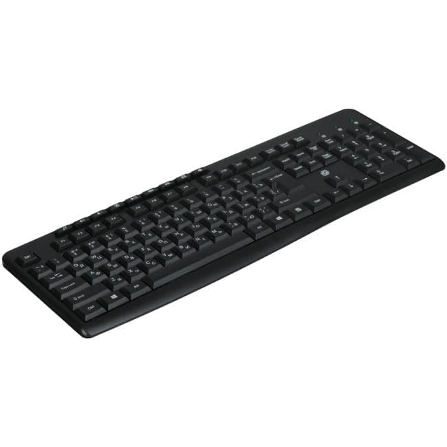 Клавиатура Оклик 305M черный USB Multimedia