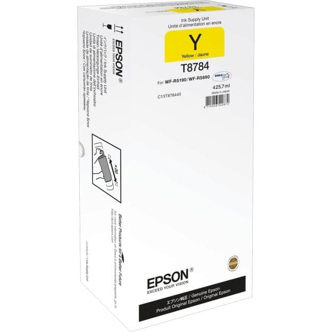 C13T878440 XXL Yellow (50 000 pages) для Epson WF-R5190DTW/R5690DTWF