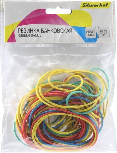 Silwerhof <1054688> Резинка банковская (d=60мм, 50гр)