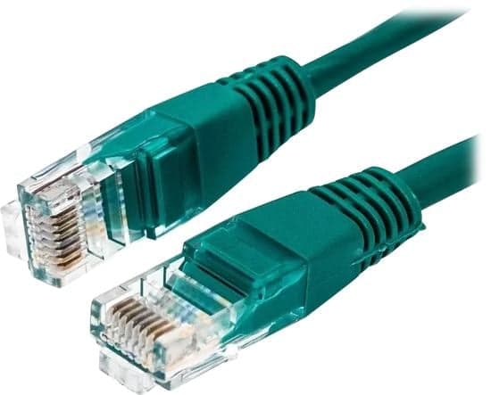 Кабель патч-корд U/UTP 5e кат. 1м Filum FL-U5-1M-G 26AWG(7x0.16 мм), омедненный алюминий (CCA), PVC