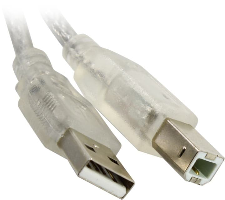 Cablexpert <CCF-USB2-AMBM-TR-2M> Кабель USB 2.0 A-->B 2м 1 фильтр