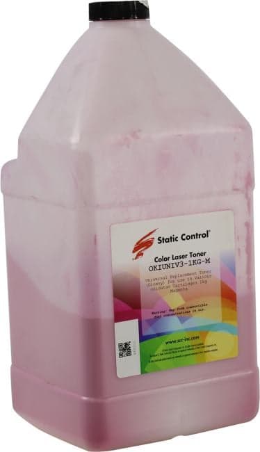 Тонер Static Control OKIUNIV3-1KG-M для Oki 1000 г