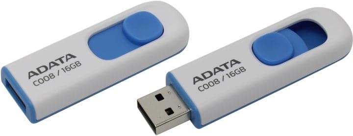 ADATA Classic C008 <AC008-16G-RWE> USB2.0 Flash Drive 16Gb