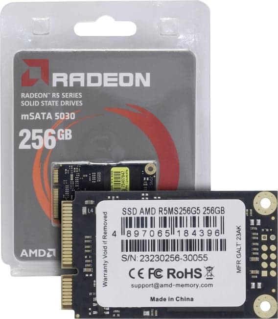 SSD 256 Gb mSATA AMD Radeon R5 <R5MS256G5>