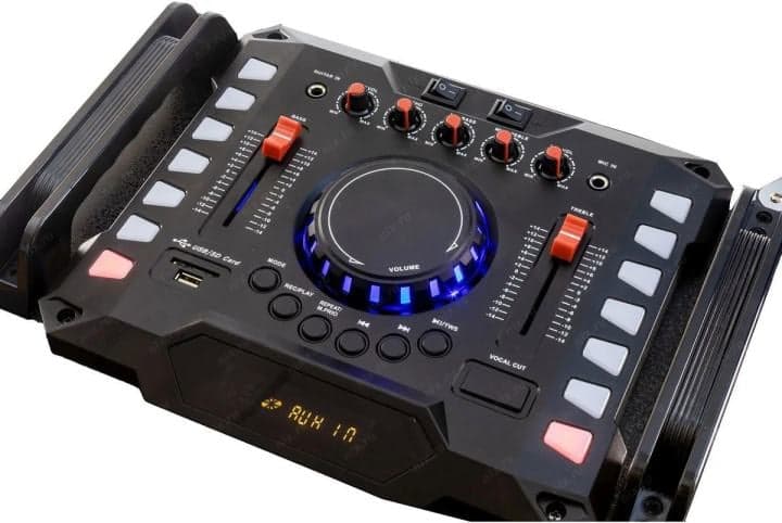 Минисистема Supra SMB-2150 черный 200Вт FM USB BT SD (в комплекте: активн.+пассив.колонки)