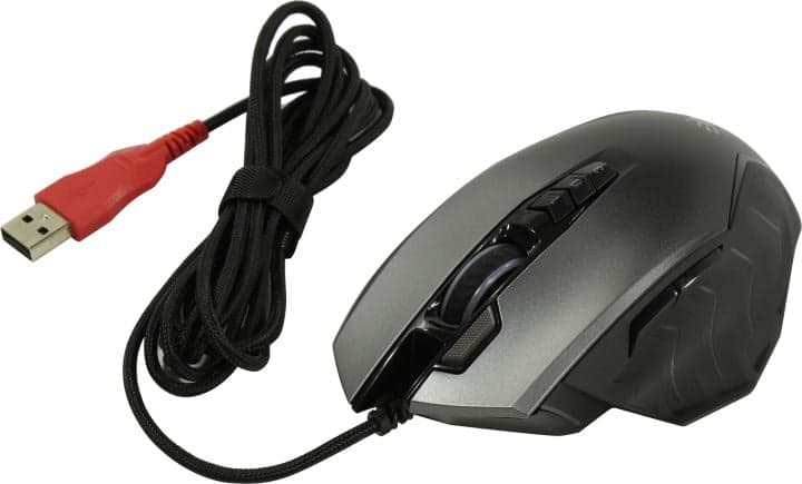 Bloody Gaming Mouse <J95s Gray> (RTL) USB 9btn+Roll