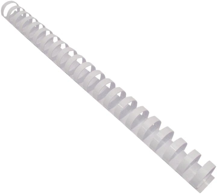 Fellowes <53478> Пластмассовые гребёнки для переплёта (White, d=22мм, уп. 50 шт)
