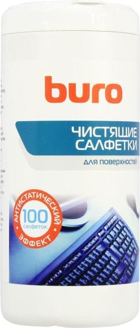 Buro <BU-Tsurface> Чистящие салфетки для поверхностей (100шт)