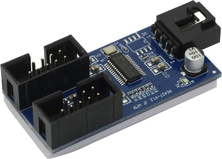 Espada <EiD102M> Плата расширения портов USB2.0 (внутренний 2-port USB2.0 hub)
