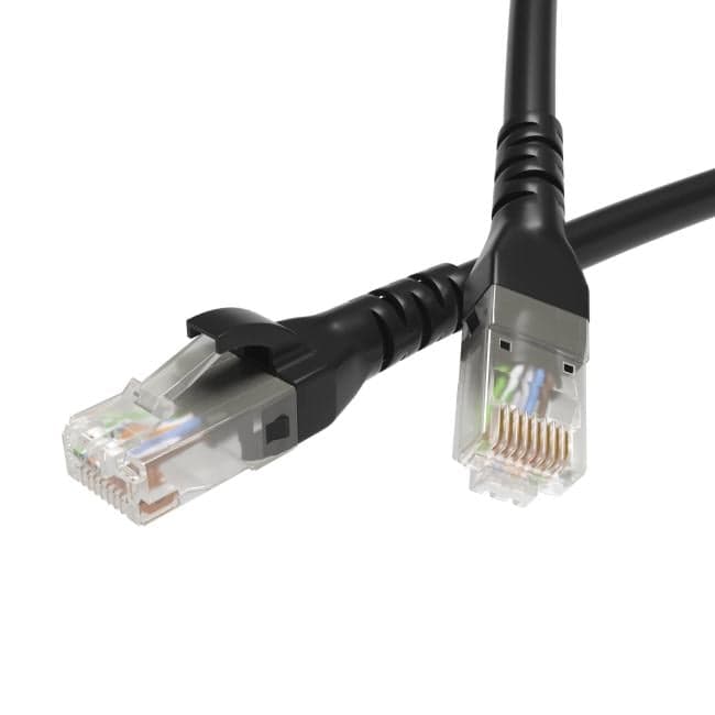 Кабель патч-корд U/UTP 5e кат. 5м. DKC RN5EUU4550BK LSZH, черный, "RAM telecom"