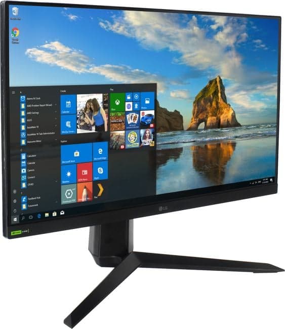 23.8" ЖК монитор LG UltraGear 24GS65F-B с поворотом экрана (LCD, 1920x1080, HDMI, DP)