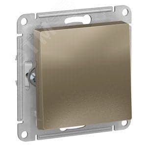 Schneider Electric ATN000511 Выключатель одноклавишный ATLASDESIGN схема 1 10АХ механизм шампань