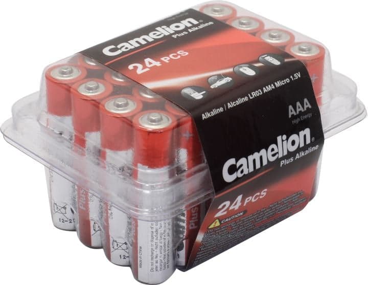 Camelion LR03-PB24, Size "AAA", 1.5V, щелочной (alkaline) <уп. 24 шт>