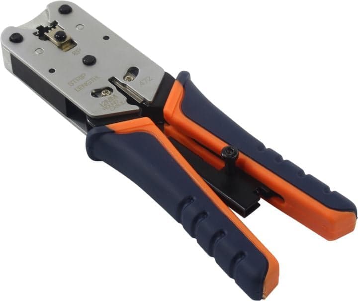 Инструмент Cabeus HT-L2182R <7832c> для обжима коннекторов RJ-45 (с фиксатором)