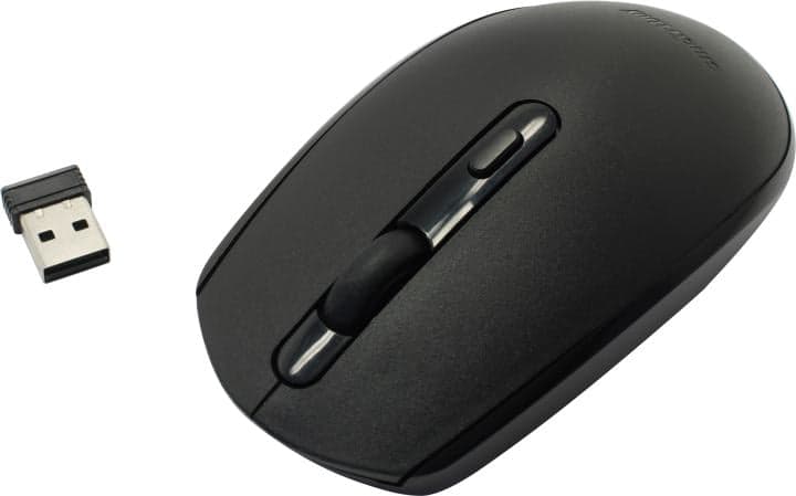SmartBuy Wireless Optical Mouse <SBM-280AG-K> (RTL) USB 4btn+Roll, беспроводная