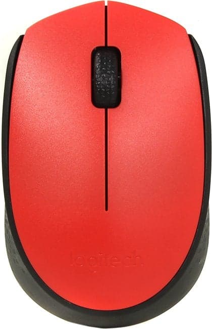 Logitech M171 Red Wireless Mouse <910-004641> (RTL) USB 3btn+Roll