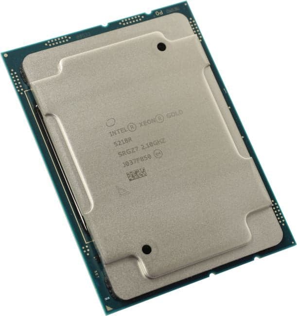 CPU Intel Xeon Gold 5218R 2.1 GHz/20core/20+27.5Mb/125W/10.4 GT/s LGA3647