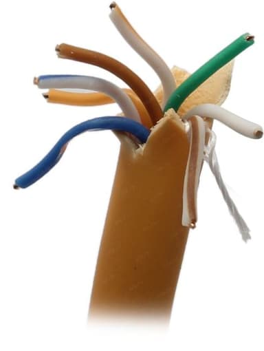 Кабель UTP 4 пары кат.5e <бухта 305м> NETLAN <EC-UU004-5E-LSZH-OR>
