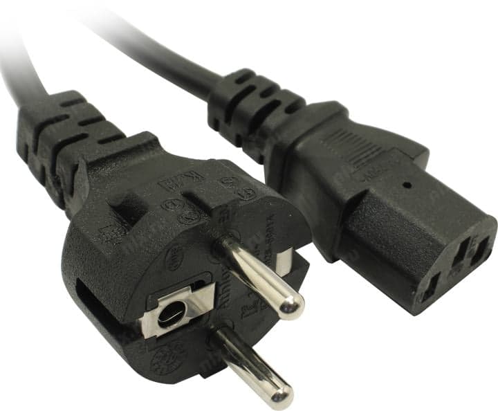 ExeGate PC-3S <ES280996RUS> Кабель компьютер - розетка 220V 3м Европейский стандарт