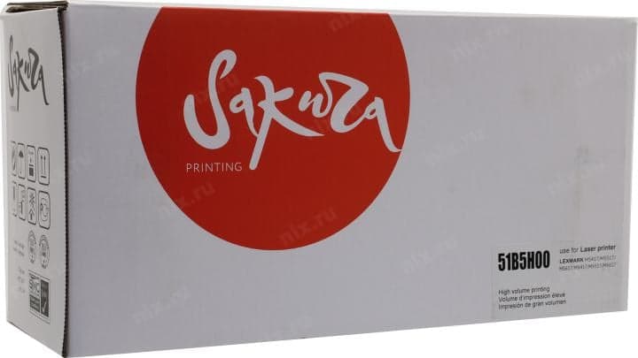 Картридж SAKURA 51B5H00 для Lexmark MS417/MS517/MS617/MX417/MX517/MX617