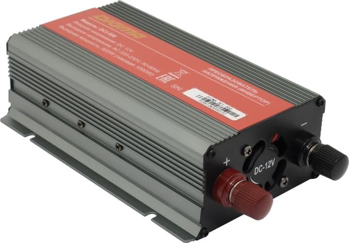 Digma <DCI-500> Автомобильный преобразователь напряжения 12-220V (500W)