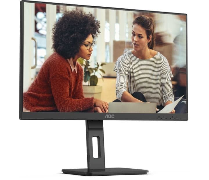 23.8" ЖК монитор AOC 24E3QAF с поворотом экрана (LCD, 1920x1080, D-Sub, HDMI, DP)