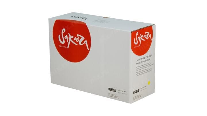 SACE262A Картридж SAKURA CE262A для HP Color LaserJet CP4020/4025/4520/4525, желтый, 11000 к.