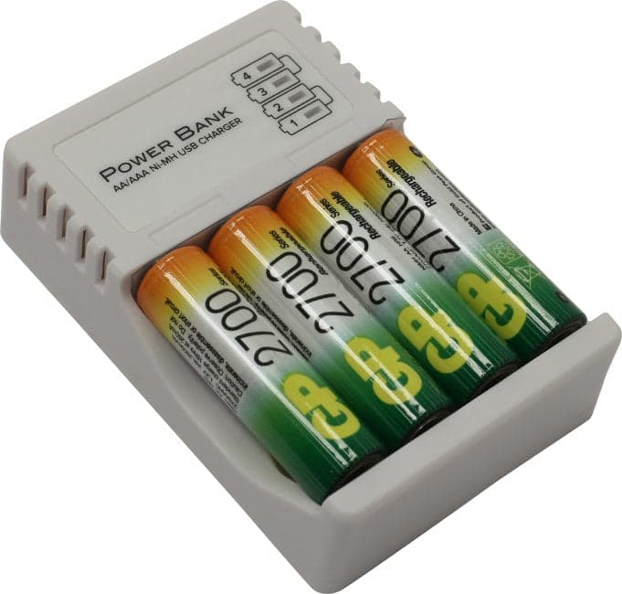 Зарядное устройство для аккумуляторов GP CPB + 4x AA 2700mAh