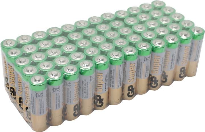 GP Super 15A-2CRVS60/15AA21-2CRSWC60 (LR6) Size AA, 1.5V, щелочной (alkaline) <уп. 60шт>