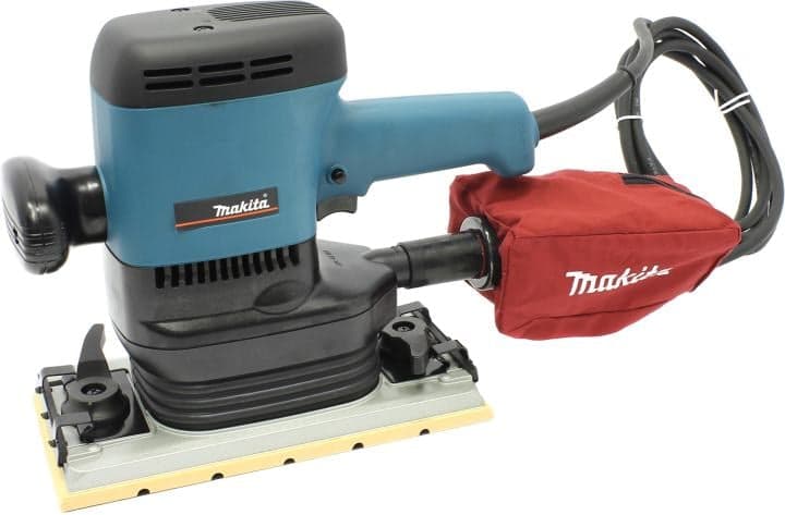 Makita <9046> Вибрационная шлифмашина (600W, 6000 об/мин, 115х229 мм, пылесборник)