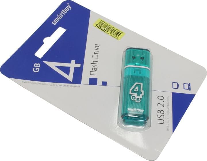 SmartBuy Glossy <SB4GBGS-G> USB2.0 Flash Drive 4Gb (RTL)