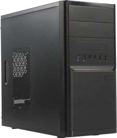 Minitower Powerman <ES701BK> MicroATX 450W (24+2x4+6пин) <6120258>