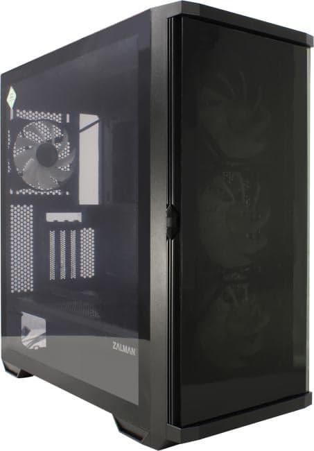 Miditower ZALMAN <Z10 DUO Black> ATX без БП