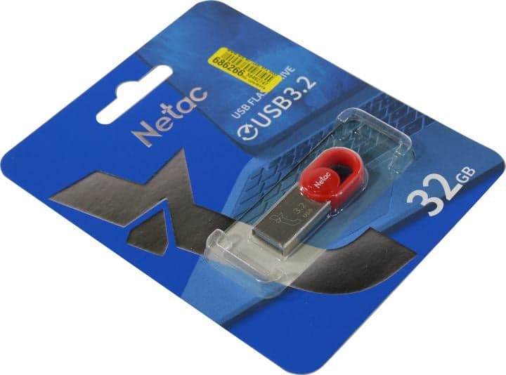 Netac <NT03UM2N-032G-32RE> USB3.2 Flash Drive 32Gb (RTL)