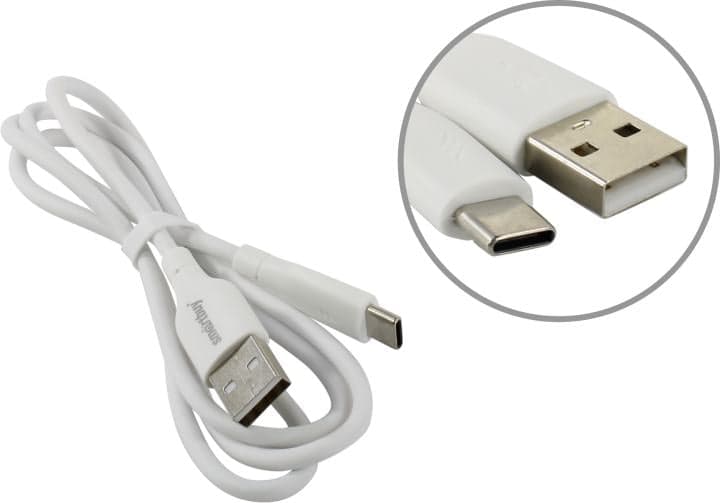Smartbuy <iK-3112-S25w> Кабель USB AM --> USB-C M 1м