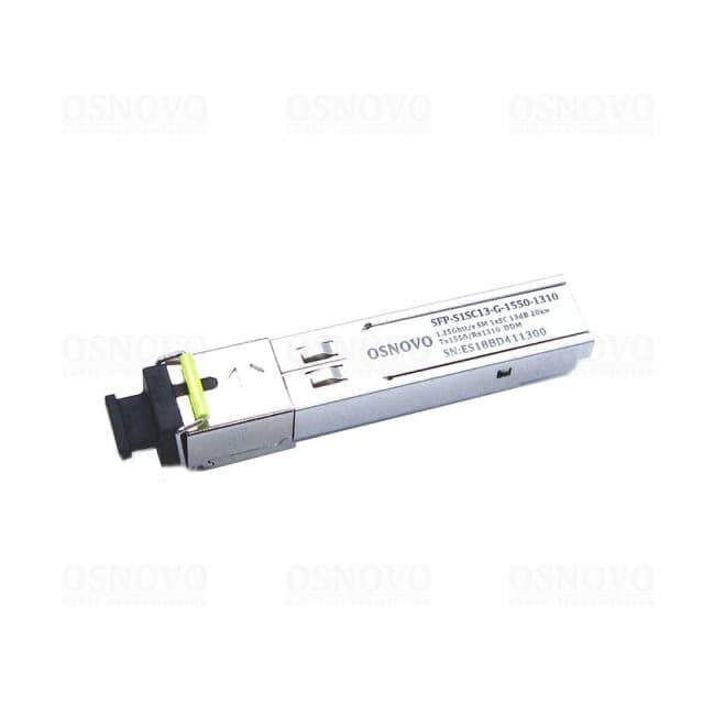 OSNOVO <SFP-S1SC13-G-1550-1310> Модуль SFP (Simplex SC, SM)