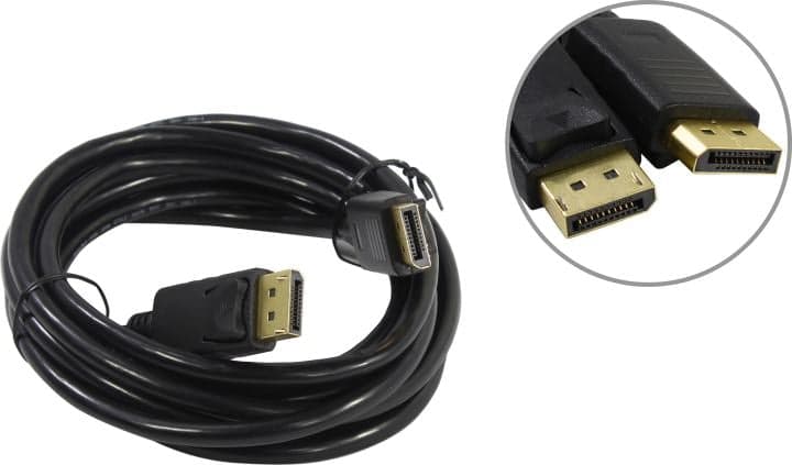 KingPrice <KP-DP-v1.2-3m> Кабель DisplayPort (M) -> DisplayPort (M) 3м ver1.2