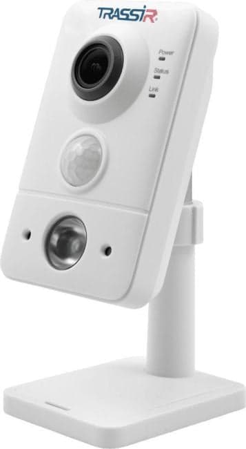 TRASSIR TR-D7121IR1 v6 2.8 Внутренняя 2Мп IP-камера с ИК-подсветкой. Матрица 1/2.7" CMOS, разрешение 2Мп