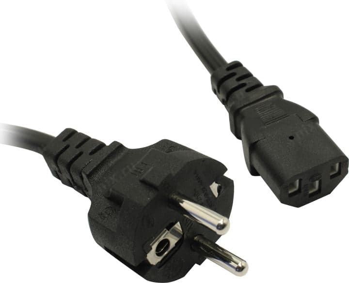 ExeGate PC-1.8P <EP280647RUS> Кабель компьютер - розетка 220V 1.8м Европейский стандарт